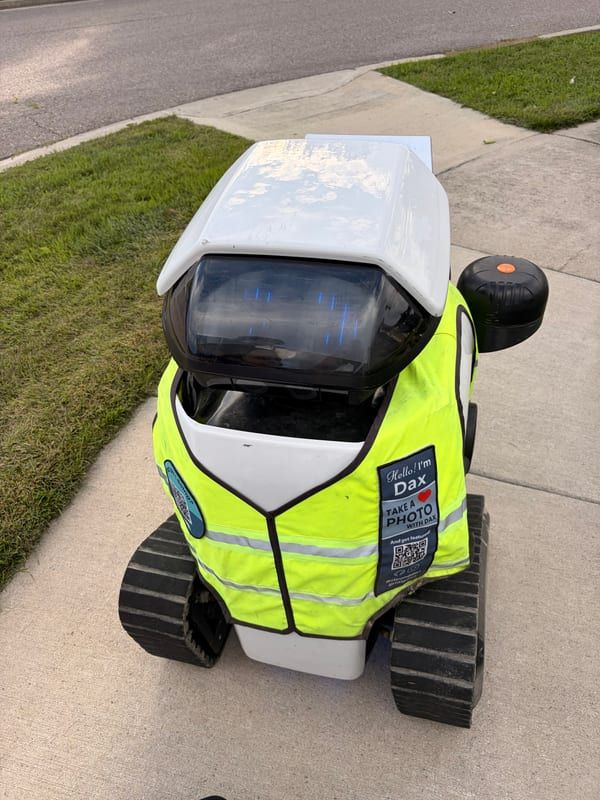 Dax robot spotted in the field, #ifounddax photo 61