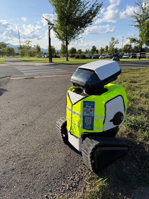 Dax robot spotted in the field, #ifounddax photo 65